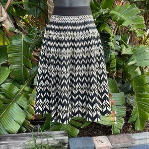 Monsoon, zigzag, stripe and sequin circle skirt